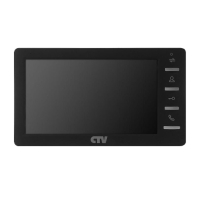 CTV-M1701MD B Цветной монитор с экраном 7", слот для micro CD карты