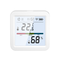 FX-WS1Monitor Умный WiFi автономный датчик температуры и влажности с дисплеем и встроенными часами в наличии на складе в Ижевске