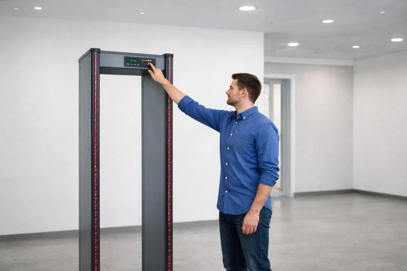 Установка металлодетектора