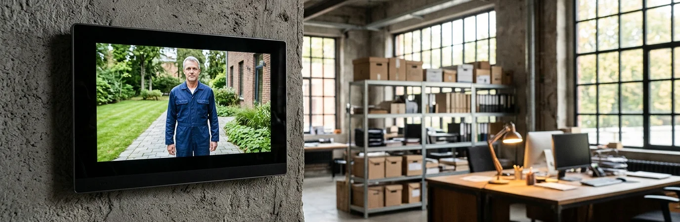 Установка видеодомофона в офис