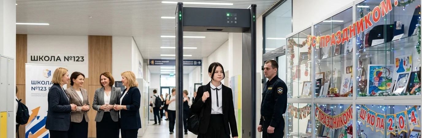 Установка металлодетекторов в школах