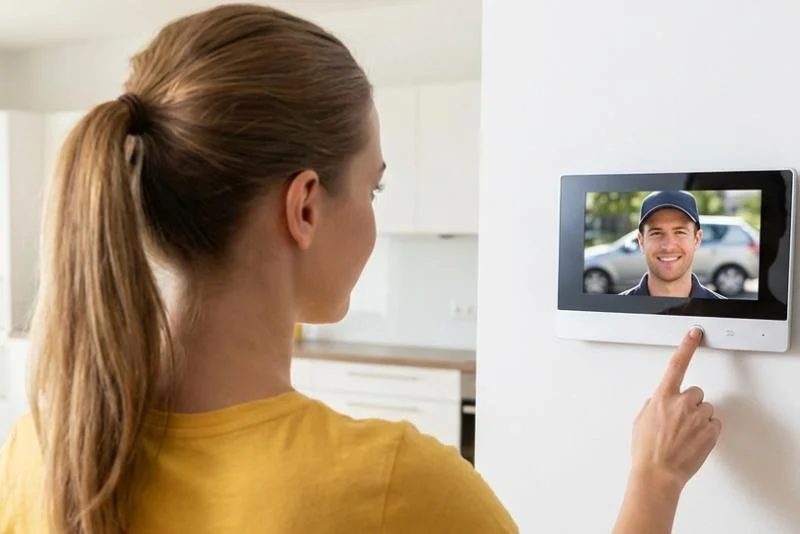 Установка видеодомофона