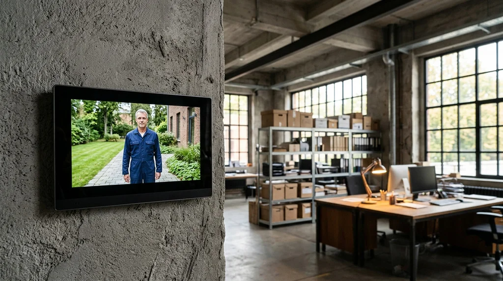 Установка видеодомофона в офис