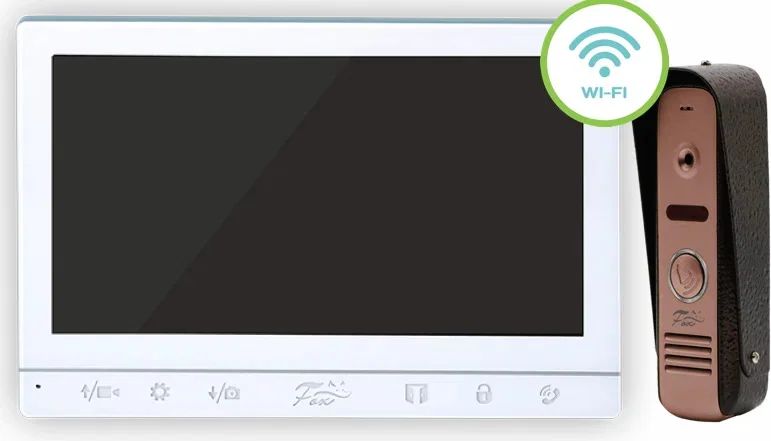 Fox FX-HVD70U-KIT (ТУЯ 7W) WI-FI Комплект цветной видеодомоф и вызывная панель FX-CP40C