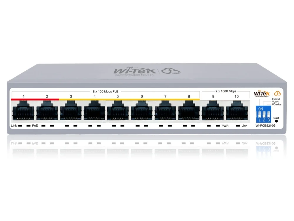WI-PCES210G Настраиваемый PoE коммутатор