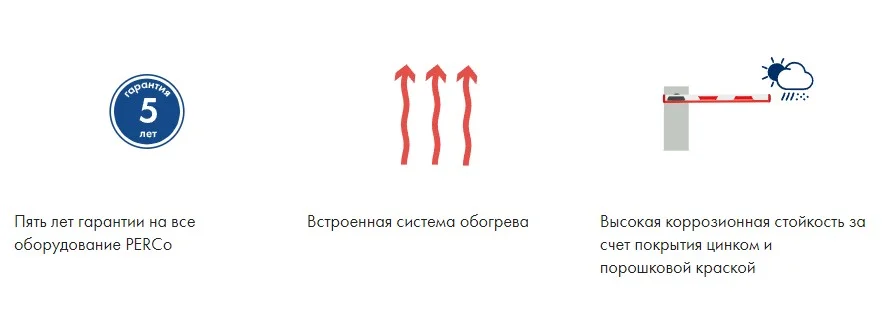 Отличительные особенности шлагбаума GS16 Отличительные особенности шлагбаума GS16