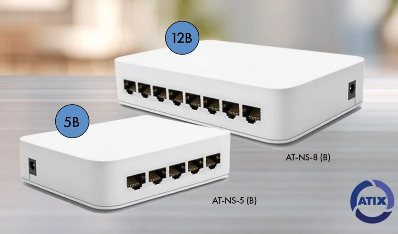 фото Новинка от компании ATIX! Компактные неуправляемые коммутаторы без PoE 
