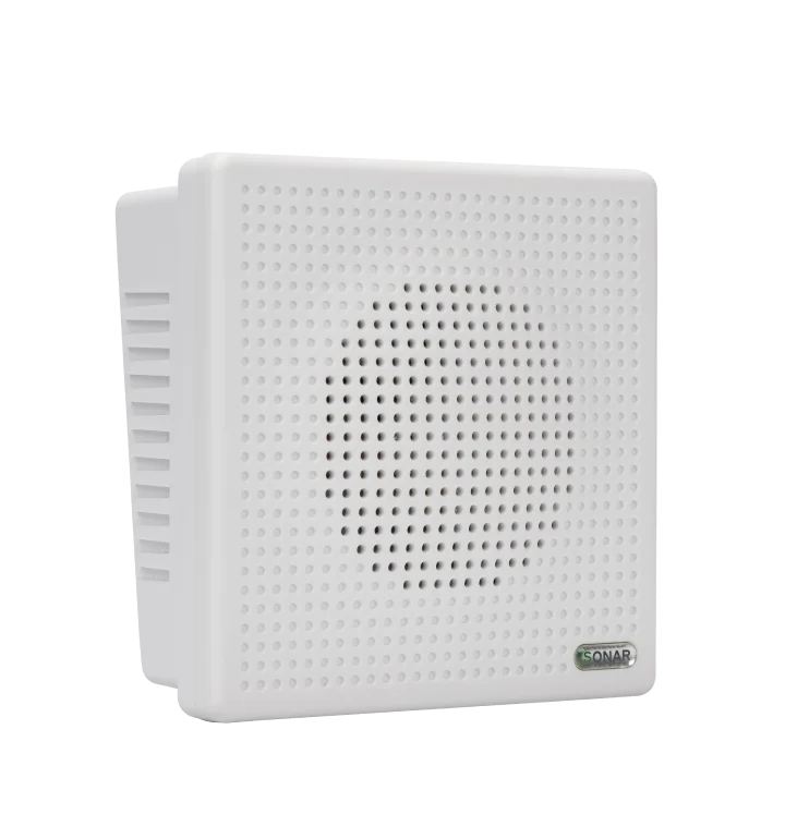 SWE-06-03-RU Sonar Оповещатель пожарный речевой настенный, мощность 6 /3 /1,5 Вт, компактный.