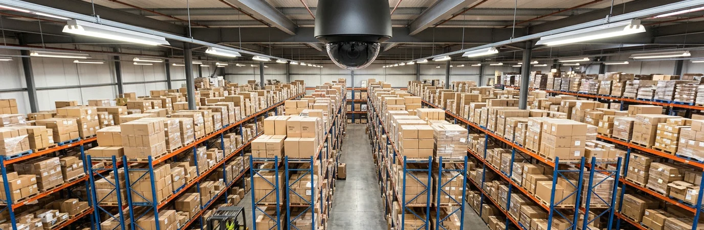 Установка видеонаблюдения для производств, складов и промышленных объектов