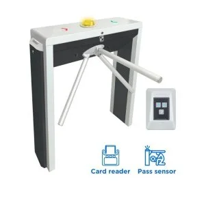 STL-03KEC Комплект тумбового турникета со встроенным картоприемником