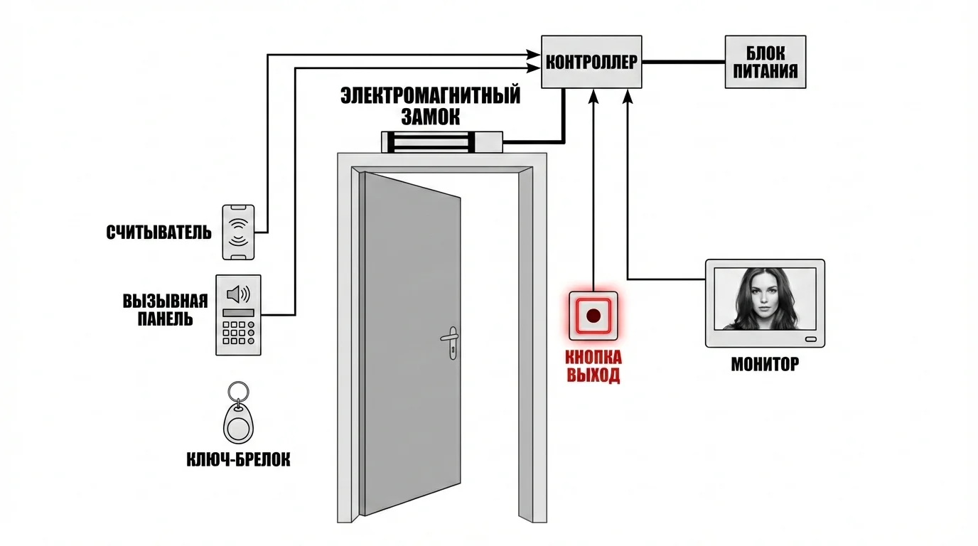 Из чего состоит СКУД: простая «анатомия» Из чего состоит СКУД: простая «анатомия»