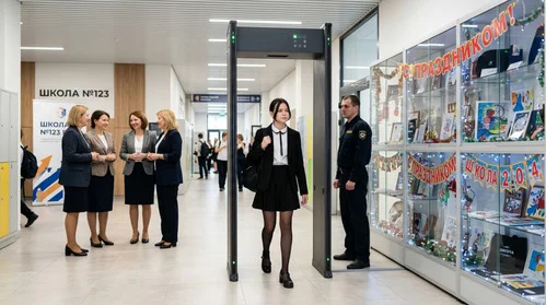 Арочные металлодетекторы в школе