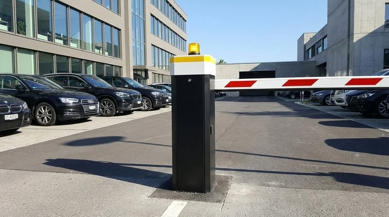 Где применяется установка шлагбаума