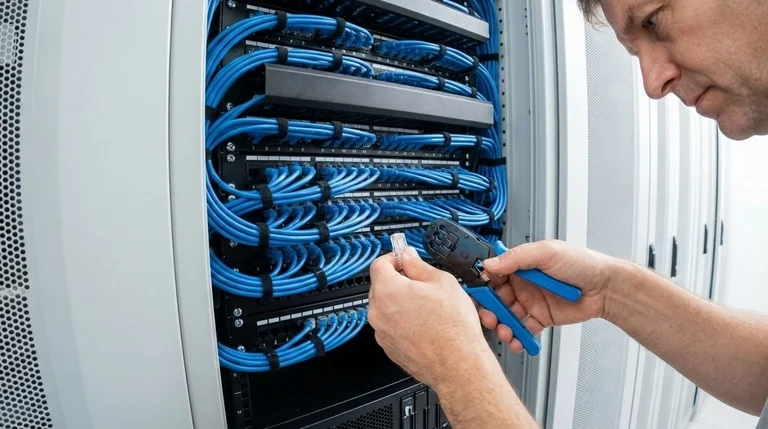 Профессиональный монтаж структурированной кабельной системы