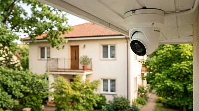 Установка видеонаблюдения для дома