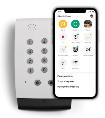 Норд GSM Mini Проводная панель с клавиатурой