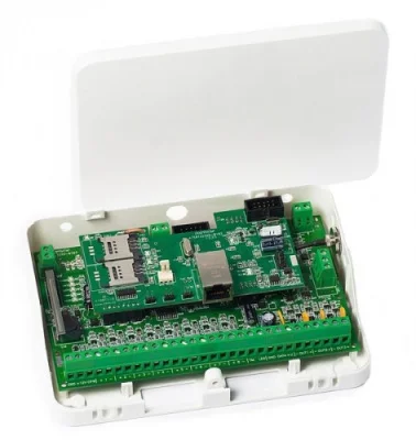 Контакт GSM-16 Гибридная охранно-пожарная панель для охраны любых объектов и передачи данных через G