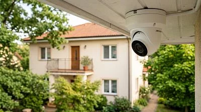 Установка видеонаблюдения для дома