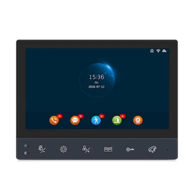 AT-I-K741F/TWСR Black Комплект FHD аналоговой домофонии с WiFi и контроллером