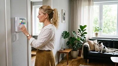 Установка видеодомофона в частный дом