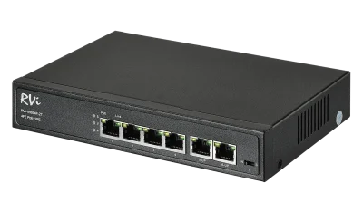RVi-1NS04F-2T Настольный коммутатор RVi c поддержкой PoE