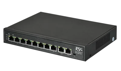 RVi-1NS08F-2T Настольный коммутатор RVi c поддержкой PoE
