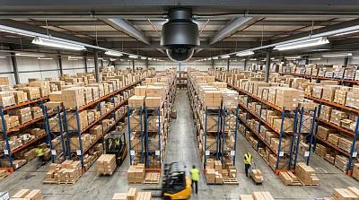 Установка видеонаблюдения для производств, складов и промышленных объектов