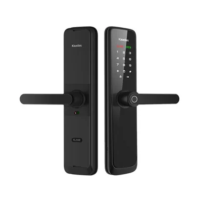 Kaadas S500-C5 + Электронный замок с ручкой врезного типа с полуавтоматичесмкой системой запирания