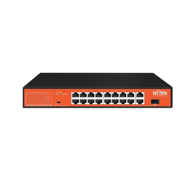 WI-PS518GH Неуправляемый коммутатор 16 PoE порта 