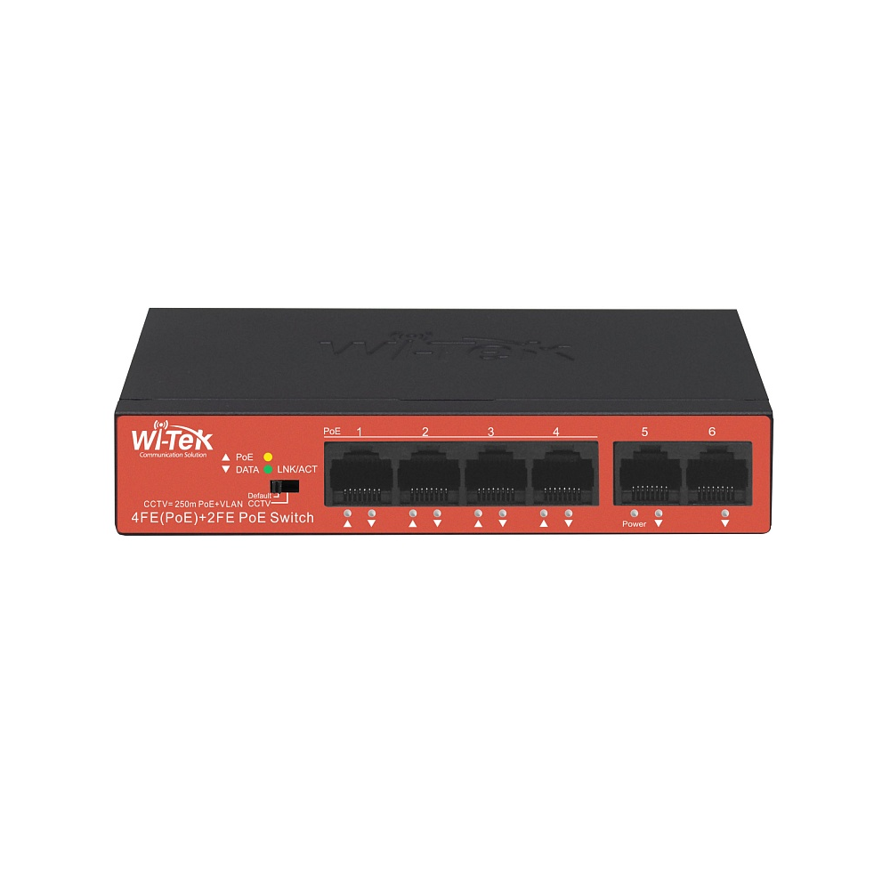 WI-PS205H v2 Неуправляемый коммутатор 4 PoE порта 