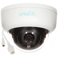 Uniarch IPC-D124-PF28 Видеокамера IP купольная антивандальная, 1/3