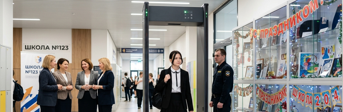 Установка металлодетекторов в школах