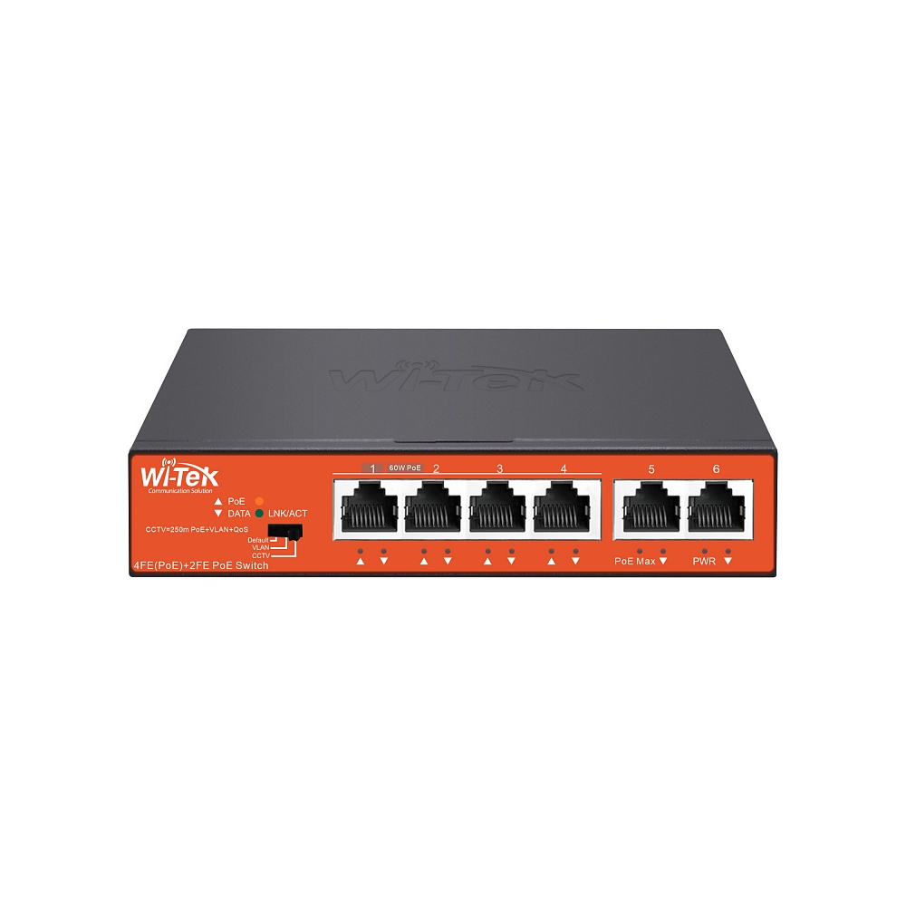 WI-PS205 v4 Неуправляемый коммутатор 4 PoE порта