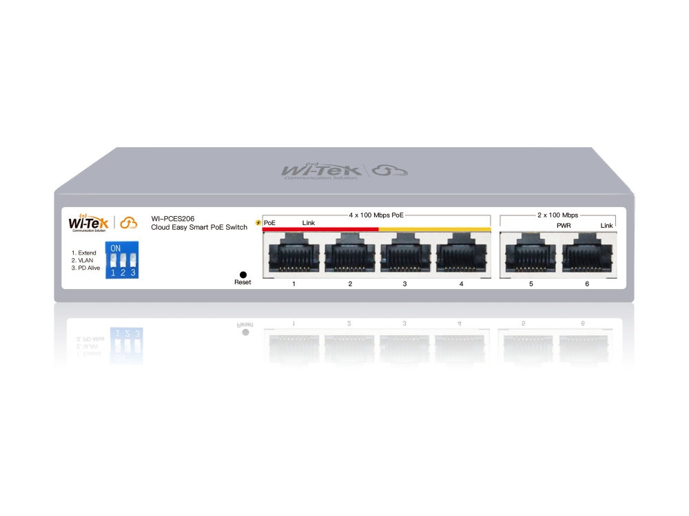 WI-PCES206 Настраиваемый PoE коммутатор