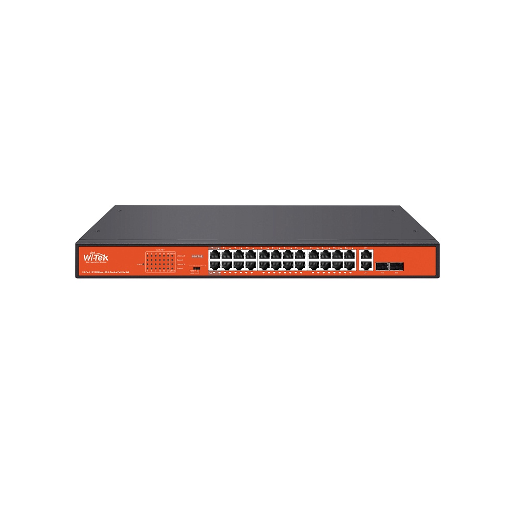 WI-PS526G v4 Неуправляемый коммутатор 24 PoE порта