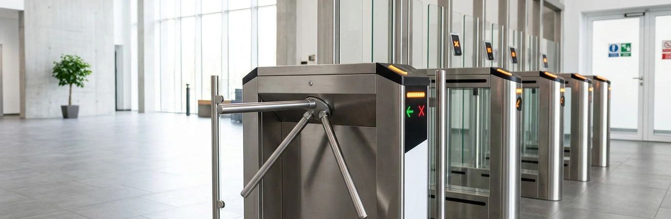 Установка электронной проходной на производстве Установка электронной проходной на производстве