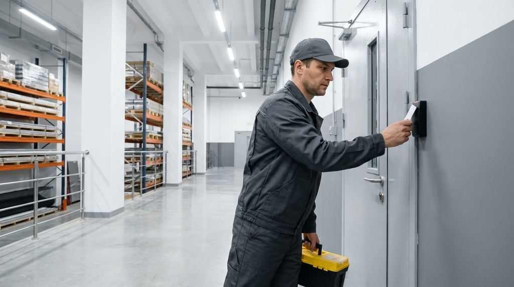 Установка электромагнитного замка в Ижевске