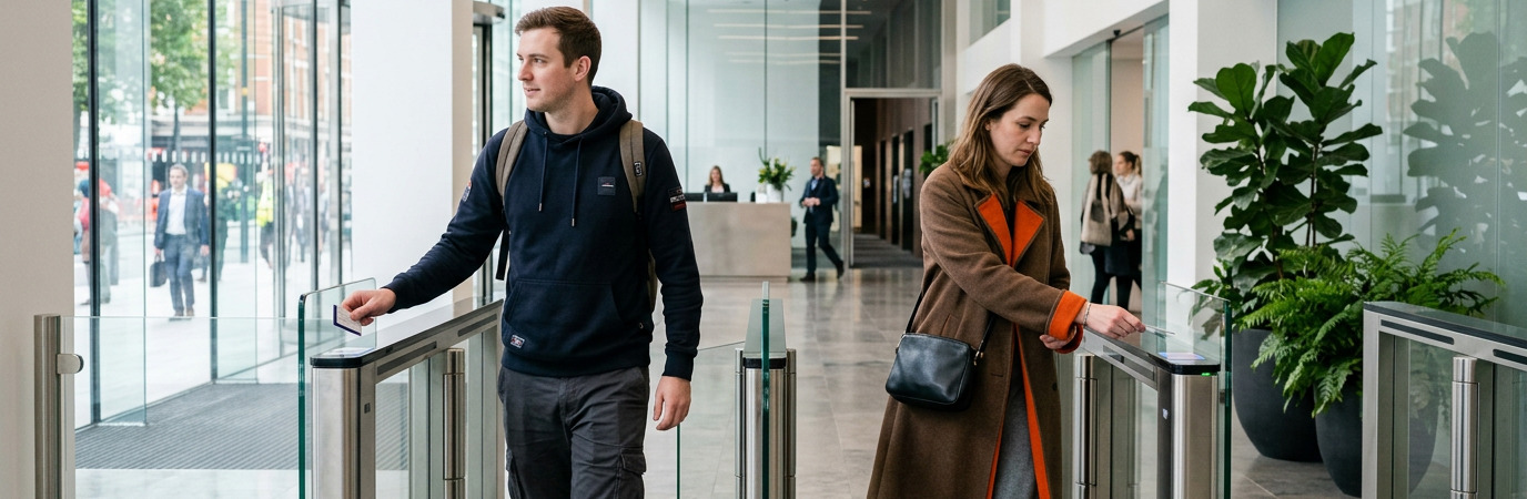 Установка турникетов в бизнес-центрах и офисах