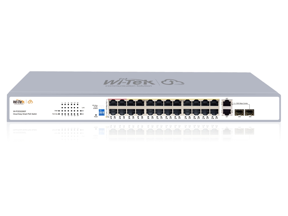 WI-PCES226GF Настраиваемый PoE коммутатор
