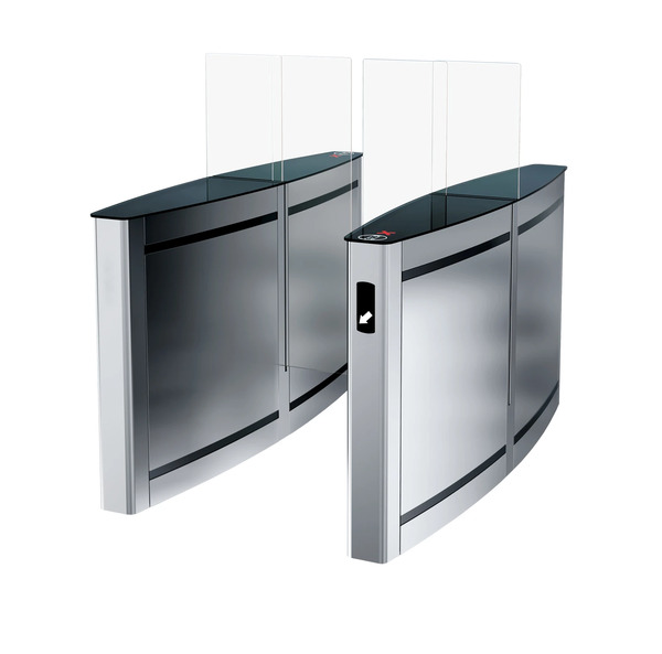 ST‑02 - раздвижные стеклянные створки, высокая пропускная способность