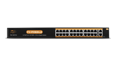 FX-POE24.2 Сетевой коммутатор 26 портов, 2 порта UPLINK 10/100/1000 Мбит/