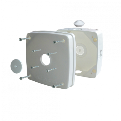 ST-K02 Монтажная коробка  (белая) для видеокамер IP65