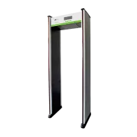 ZK-D2180S Арочный металлодетектор, 18 зон детектирования, 256 уровней чувствительности
