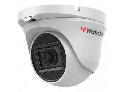 DS-T203A (2.8 mm) 2Мп уличная купольная HD-TVI камера с EXIR-подсветкой до 30м и встроенным микрофон