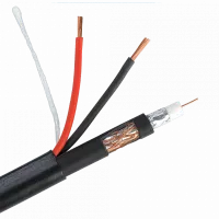 РК 75+2x0.75 (48) кабель РVC внешний, черный. Для видеонаблюдения